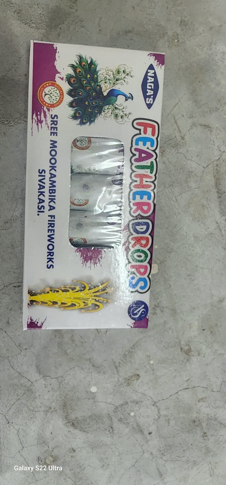 FEATHER DROPS ( 5 PCS)